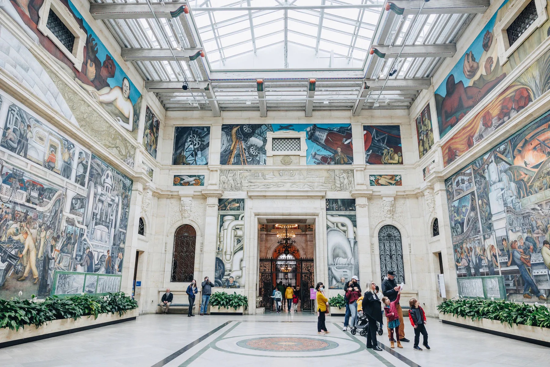 panoramic shot of rivera court